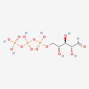 molecular formula C5H13O14P3 B1195930 Ribose-5-triphosphate CAS No. 62746-84-3