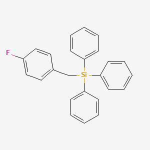 molecular formula C25H21FSi B11959303 (4-Fluorobenzyl)triphenylsilane 