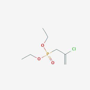 molecular formula C7H14ClO3P B11959335 Phosphonic acid, (2-chloro-2-propenyl)-, diethyl ester CAS No. 16486-02-5