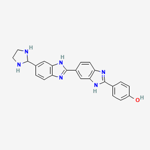 5-(2-Imidazolinyl)-2-[2-(4-hydroxyphenyl)-5-benzimidazolyl]benzimidazole