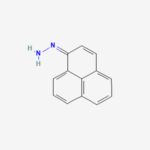 molecular formula C13H10N2 B11959392 1H-Phenalen-1-one, hydrazone CAS No. 6968-74-7