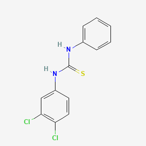 molecular formula C13H10Cl2N2S B11959405 1-(3,4-Dichlorophenyl)-3-phenylthiourea CAS No. 1932-37-2
