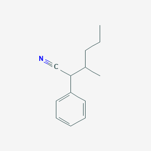molecular formula C13H17N B11959458 3-Methyl-2-phenylhexanenitrile CAS No. 26887-10-5
