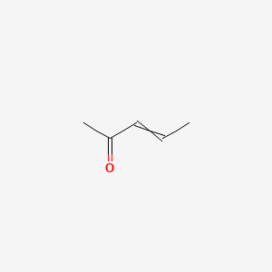 molecular formula C5H8O B1195949 3-Penten-2-one CAS No. 625-33-2