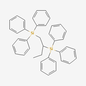 molecular formula C40H38Si2 B11959507 Butane-1,2-diylbis(triphenylsilane) 