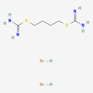 molecular formula C6H16Br2N4S2 B11959520 Pseudourea, 2,2'-tetramethylenebis(2-thio-, dihydrobromide CAS No. 6345-25-1