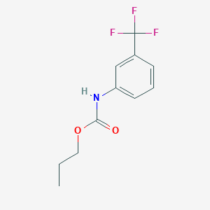 molecular formula C11H12F3NO2 B11959544 propyl N-[3-(trifluoromethyl)phenyl]carbamate CAS No. 18584-95-7