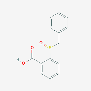 molecular formula C14H12O3S B11959568 2-(Benzylsulfinyl)benzoic acid CAS No. 28175-35-1