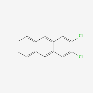 molecular formula C14H8Cl2 B11959578 2,3-Dichloroanthracene CAS No. 613-07-0