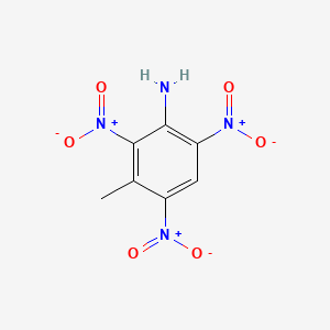 molecular formula C7H6N4O6 B11959586 2,4,6-Trinitro-m-toluidine CAS No. 22603-58-3