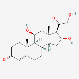 molecular formula C21H30O5 B1195960 16alpha-Hydroxycorticosterone CAS No. 566-71-2