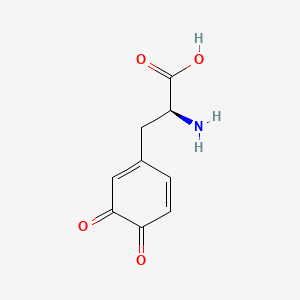 molecular formula C9H9NO4 B1195961 Dopaquinone CAS No. 25520-73-4