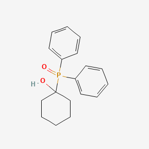 molecular formula C18H21O2P B11959634 Cyclohexanol, 1-(diphenylphosphinyl)- CAS No. 20187-71-7