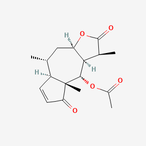 molecular formula C17H22O5 B1195968 Arnicolide A CAS No. 36505-53-0