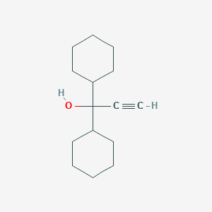 molecular formula C15H24O B11959682 1,1-Dicyclohexyl-prop-2-yn-1-ol CAS No. 10562-70-6