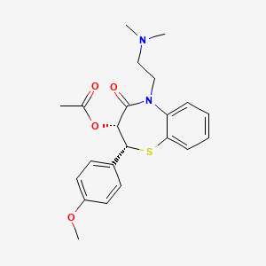molecular formula C22H26N2O4S B1195970 Diltiazem CAS No. 56209-45-1