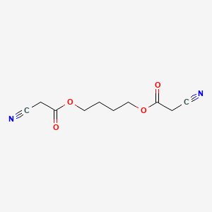 molecular formula C10H12N2O4 B11959713 1,4-Butanediyl bis(cyanoacetate) CAS No. 42270-85-9
