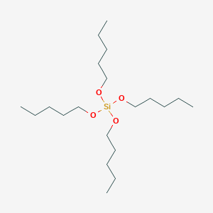 molecular formula C20H44O4Si B11959733 Tetrakis(pentyloxy)silane CAS No. 6382-12-3