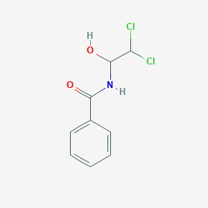 molecular formula C9H9Cl2NO2 B11959742 N-(2,2-Dichloro-1-hydroxyethyl)benzamide CAS No. 58956-79-9