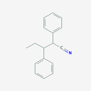 molecular formula C17H17N B11959763 2,3-Diphenylpentanenitrile CAS No. 40232-60-8