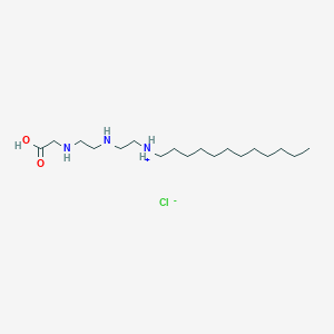 molecular formula C18H40ClN3O2 B1195978 Dodicin hydrochloride CAS No. 36895-38-2