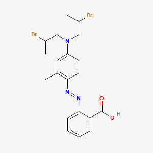 2-[[4-[Bis(2-bromopropyl)amino]-2-tolyl]azo]benzoic acid