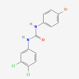 molecular formula C13H9BrCl2N2O B11959833 1-(4-Bromophenyl)-3-(3,4-dichlorophenyl)urea CAS No. 13142-11-5