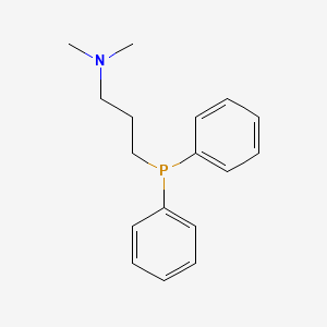 molecular formula C17H22NP B1195985 3-Dimethylaminopropyldiphenylphosphine CAS No. 961-04-6