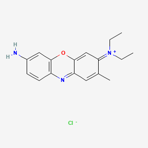 7-Amino-3-(diethylamino)-2-methylphenoxazin-5-ium chloride