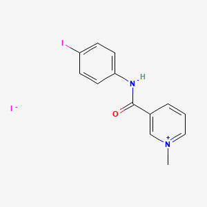 1-Methyl-3-(N-(4-iodophenyl)carbamoyl)pyridinium iodide