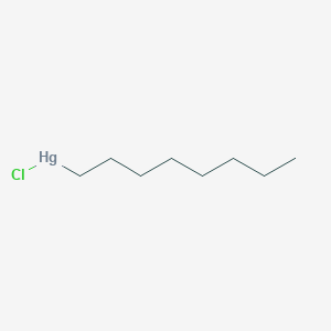 molecular formula C8H17ClHg B11959898 Chlorooctylmercury CAS No. 26674-66-8