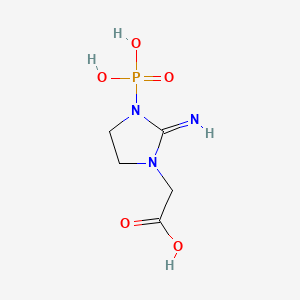 molecular formula C5H10N3O5P B1195991 Phosphocyclocreatine CAS No. 61839-19-8