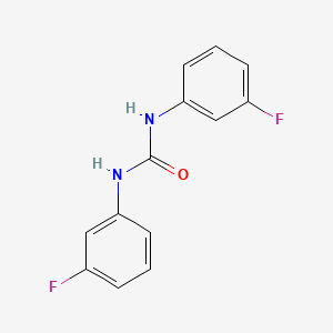 molecular formula C13H10F2N2O B11959935 1,3-Bis(3-fluorophenyl)urea CAS No. 369-83-5