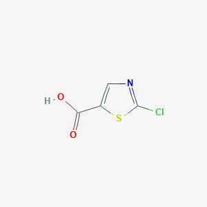 molecular formula C4H2ClNO2S B011960 2-chloro-1,3-thiazole-5-carboxylic Acid CAS No. 101012-12-8