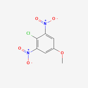 molecular formula C7H5ClN2O5 B11960011 2-Chloro-5-methoxy-1,3-dinitro-benzene CAS No. 10265-97-1