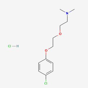 Ethanamine, 2-(2-(4-chlorophenoxy)ethoxy)-N,N-dimethyl-, hydrochloride