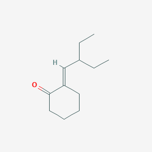 molecular formula C12H20O B11960037 2-(2-Ethylbutylidene)-1-cyclohexanone CAS No. 100314-27-0