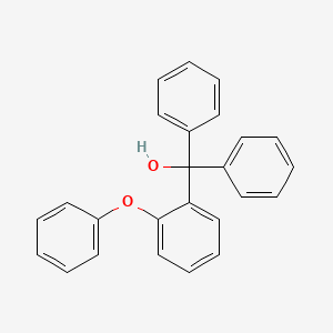 molecular formula C25H20O2 B11960085 2-Phenoxytriphenylmethanol CAS No. 102893-93-6