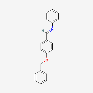 molecular formula C20H17NO B11960156 N-(4-Benzyloxybenzylidene)aniline CAS No. 70627-59-7
