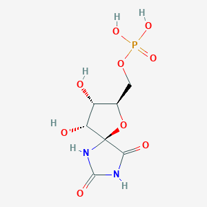 molecular formula C7H11N2O9P B1196018 Hydantocidin-5'-phosphate 