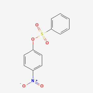 molecular formula C12H9NO5S B11960190 p-Nitrophenyl benzenesulfonate CAS No. 3313-84-6