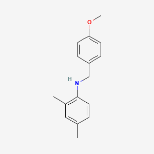 molecular formula C16H19NO B11960201 N-(4-Methoxybenzyl)-2,4-dimethylaniline 