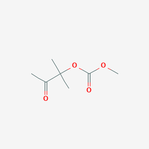 molecular formula C7H12O4 B11960221 methyl (2-methyl-3-oxobutan-2-yl) carbonate CAS No. 138883-97-3