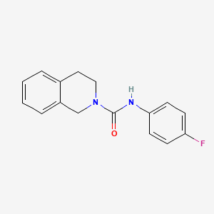 N-(4-fluorophenyl)-3,4-dihydro-1H-isoquinoline-2-carboxamide
