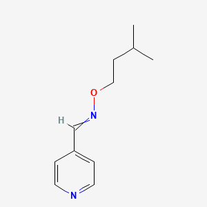 molecular formula C11H16N2O B11960324 isonicotinaldehyde O-isopentyloxime 