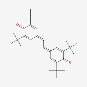 molecular formula C30H42O2 B1196035 3,3',5,5'-Tetra-tert-butyl-4,4'-stilbenequinone CAS No. 809-73-4