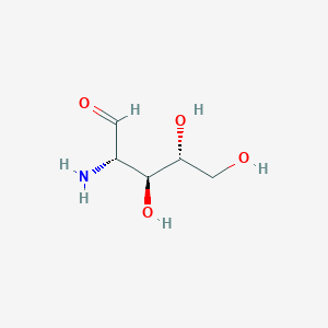 molecular formula C5H11NO4 B1196038 (2S,3S,4R)-2-amino-3,4,5-trihydroxypentanal CAS No. 5840-75-5