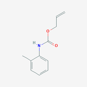 molecular formula C11H13NO2 B11960382 Prop-2-enyl N-(2-methylphenyl)carbamate CAS No. 6667-09-0