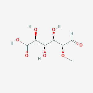molecular formula C7H12O7 B1196044 2-O-Methyl-D-glucuronic acid CAS No. 59894-02-9