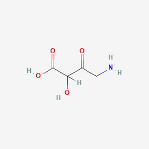 molecular formula C4H7NO4 B1196045 4-Amino-2-hydroxy-3-oxobutanoic acid CAS No. 67765-66-6